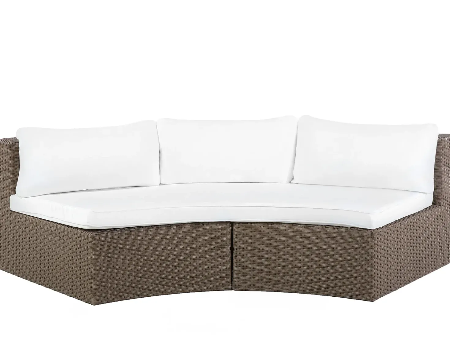 Set da giardino con tavolo 9 posti SEVERO Rattan sintetico (PE) Marrone