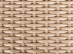Set da giardino con tavolo 8 posti XXL Lato destro Modulare Rattan sintetico (PE) Beige sabbia