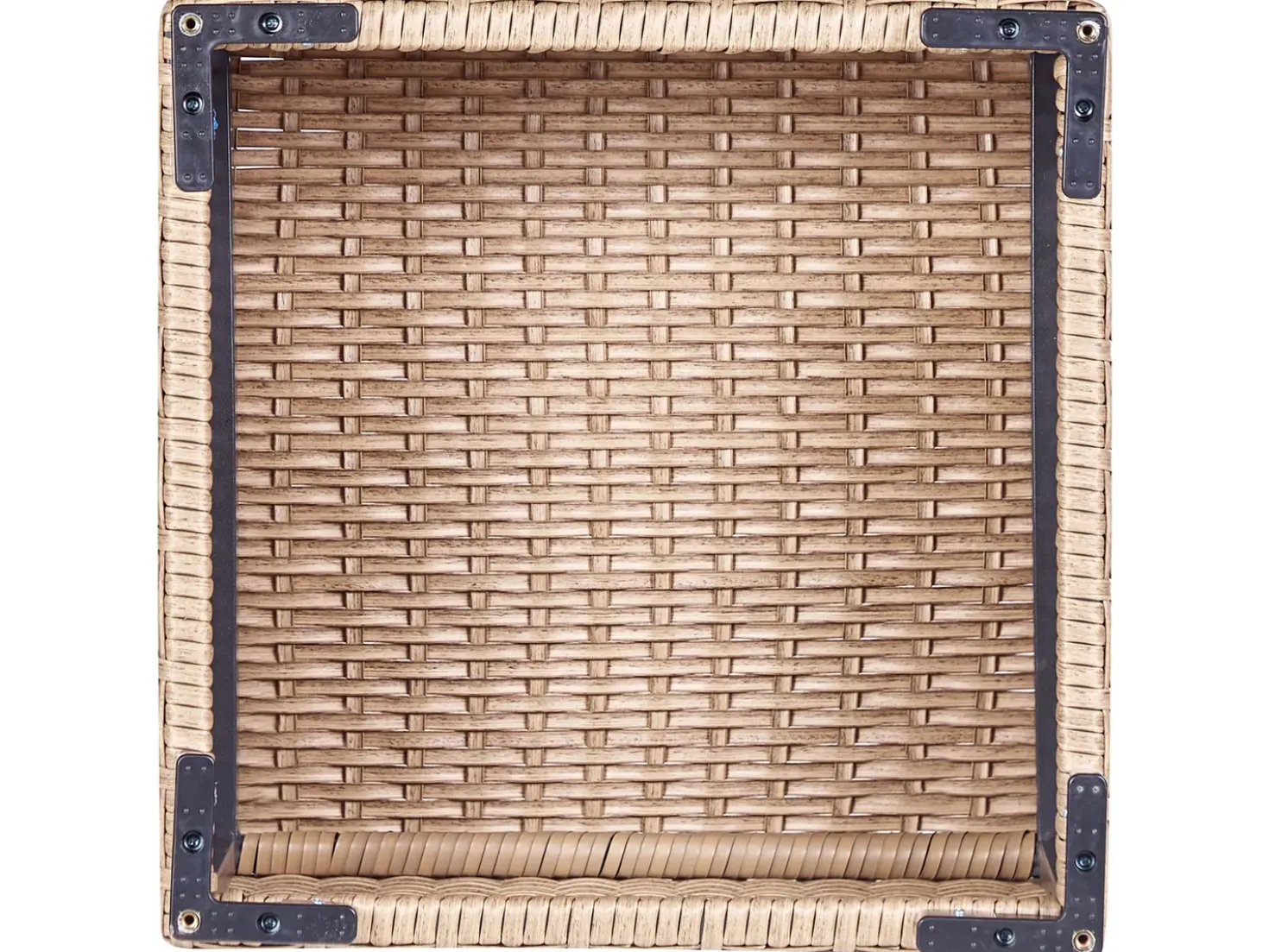 Set da giardino con tavolo 8 posti XXL Lato destro Modulare Rattan sintetico (PE) Beige sabbia