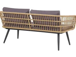 Set da giardino con tavolo 4 posti FOBELLO Rattan sintetico (PE) Beige