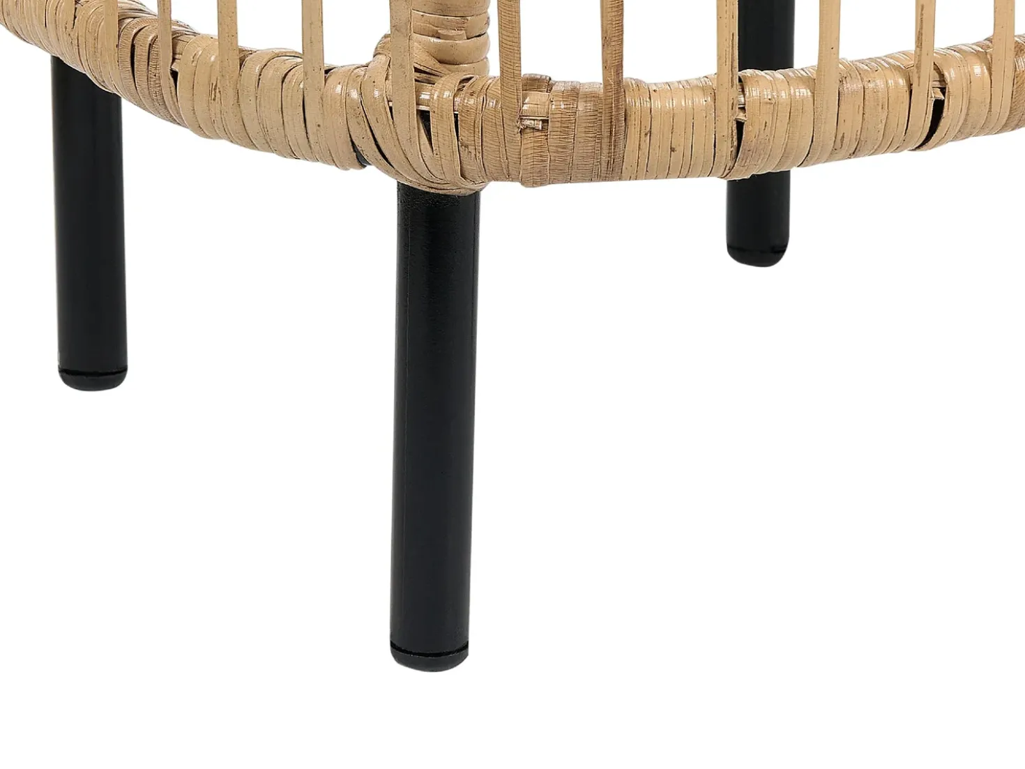 Set da giardino con tavolo 3 posti MARATEA/CESENATICO Rattan Naturale