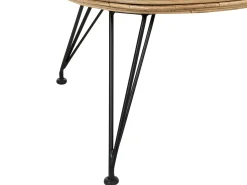 Set da giardino con tavolo 3 posti MARATEA/CESENATICO Rattan Naturale