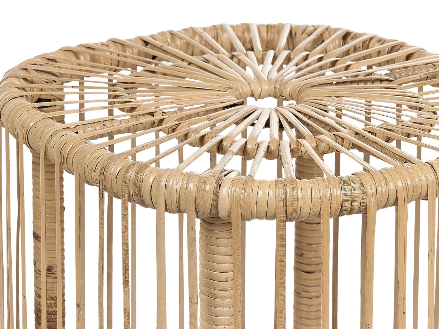 Set da giardino con tavolo 3 posti MARATEA/CESENATICO Rattan Naturale
