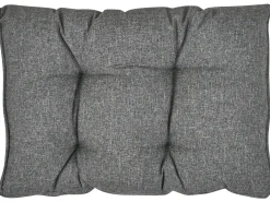 Set da giardino con tavolo 8 posti VITERBO con cuscini Rattan sintetico (PE) Grigio