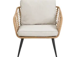 Set da giardino con tavolo 4 posti CORINTH II Rattan sintetico (PE) Naturale