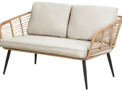 Set da giardino con tavolo 4 posti CORINTH II Rattan sintetico (PE) Naturale