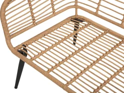 Set da giardino con tavolo 4 posti CORINTH II Rattan sintetico (PE) Naturale