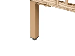 Set da giardino con tavolo 4 posti CALASETTA Lato destro Rattan sintetico (PE) Beige