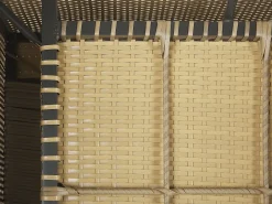 Set da giardino con tavolo 8 posti MAESTRO Modulare Rattan sintetico (PE) Marrone chiaro