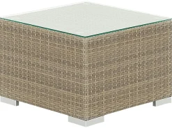 Set da giardino con tavolo 8 posti MAESTRO Modulare Rattan sintetico (PE) Marrone chiaro