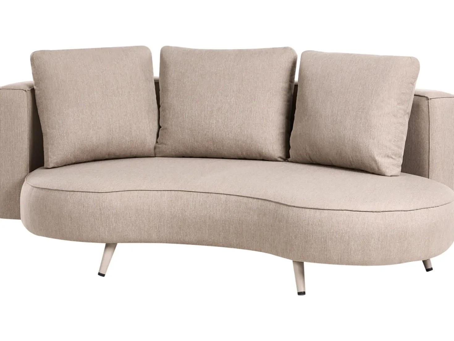 Set da giardino con tavolo 6 posti PARORI Beige