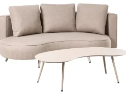 Set da giardino con tavolo 6 posti PARORI Beige