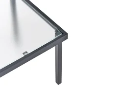 Set da giardino con tavolo 4 posti TAVOLETO Metallo Grigio scuro