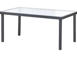 Set da giardino con tavolo 4 posti TAVOLETO Metallo Grigio scuro