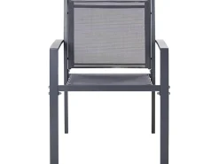 Set da giardino con tavolo 4 posti TAVOLETO Metallo Grigio scuro
