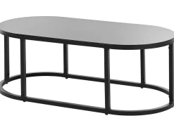 Set da giardino con tavolo 3 posti MONTEFALCO Metallo Bianco