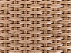 Set da giardino con tavolo 9 posti SEVERO Rattan sintetico (PE) Beige sabbia
