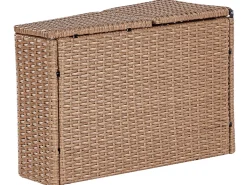 Set da giardino con tavolo 9 posti SEVERO Rattan sintetico (PE) Beige sabbia
