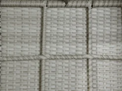 Set da giardino con tavolo 8 posti XXL Lato destro Modulare Rattan sintetico (PE) Grigio