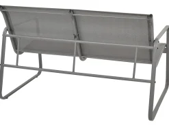 Set da giardino con tavolo 4 posti BARREA Metallo Grigio
