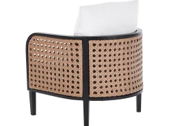 Set da giardino con tavolo 5 posti MONTEFALCO Metallo Bianco