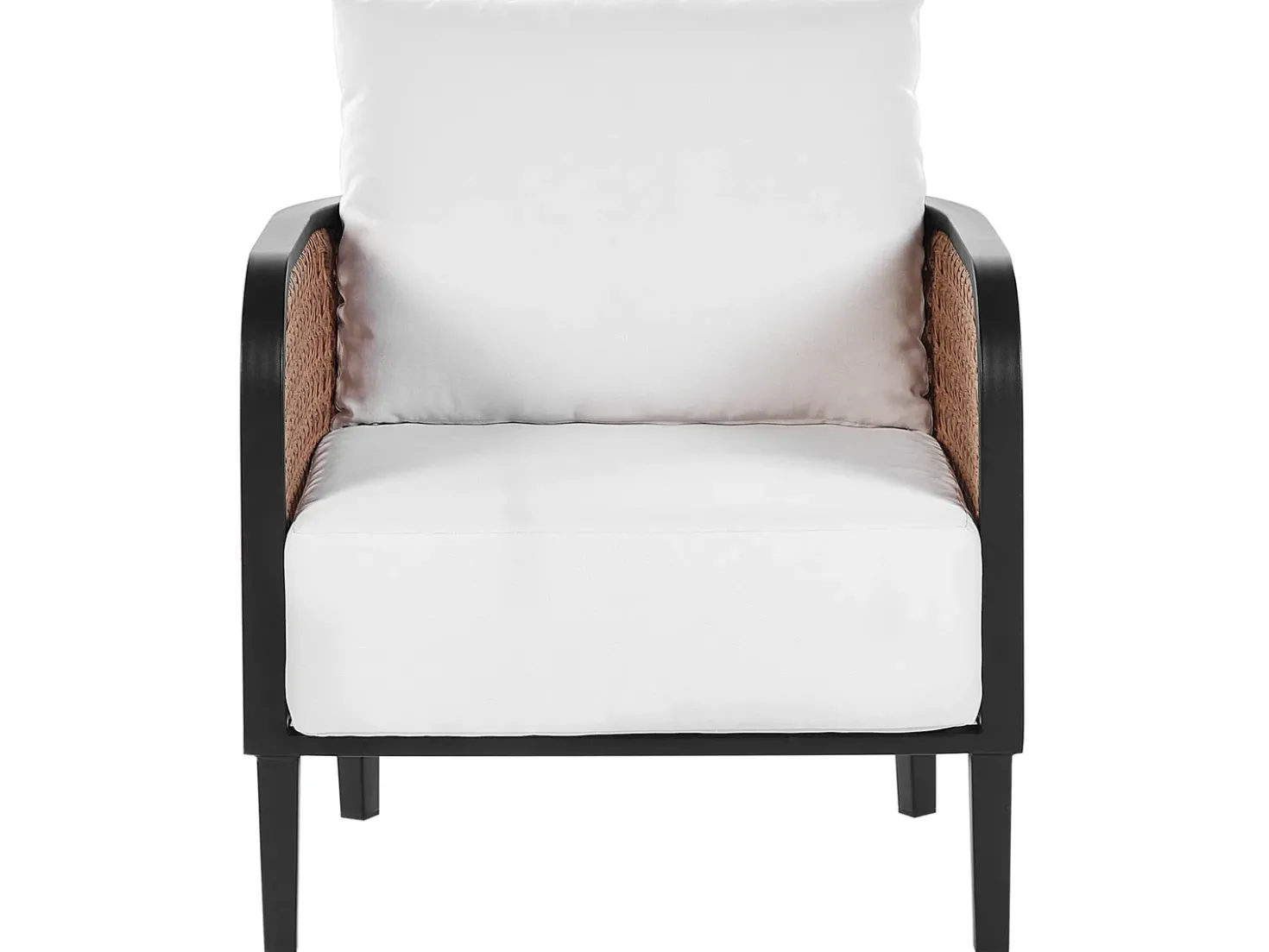 Set da giardino con tavolo 5 posti MONTEFALCO Metallo Bianco