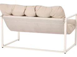 Set da giardino con tavolo 4 posti GARDA Metallo Beige