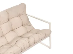 Set da giardino con tavolo 4 posti GARDA Metallo Beige