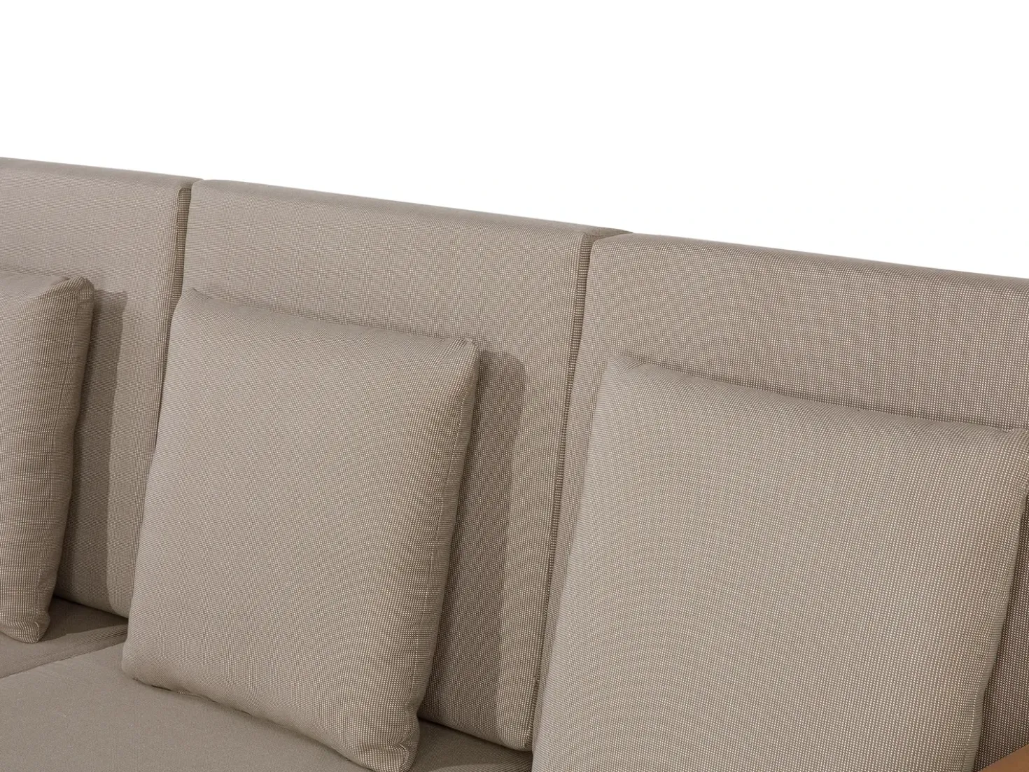 Set da giardino con tavolo 7 posti PATAJA Legno di acacia certificato Marrone chiaro