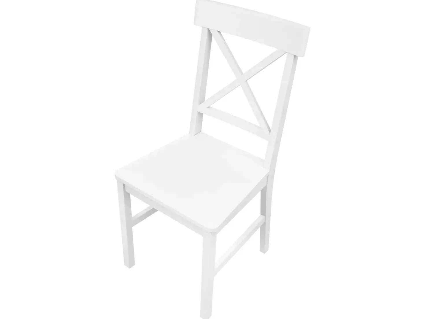 Set da pranzo BARLEE Legno di pioppo Bianco 4 posti