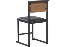 Set da pranzo BURTON Marrone/Nero 4 posti
