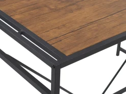 Set da pranzo BURTON Marrone/Nero 4 posti