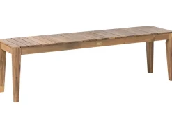Set da pranzo da giardino con panche 6 posti CHIOGGIA Legno di acacia certificato Marrone chiaro