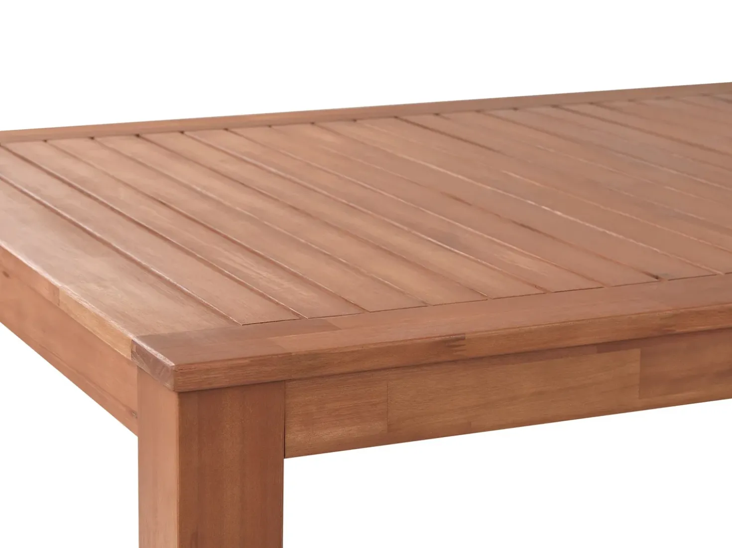Set da pranzo da giardino con panche 6 posti MONSANO Legno d'eucalipto Marrone