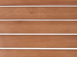 Set da pranzo da giardino con panche 6 posti MONSANO Legno d'eucalipto Marrone