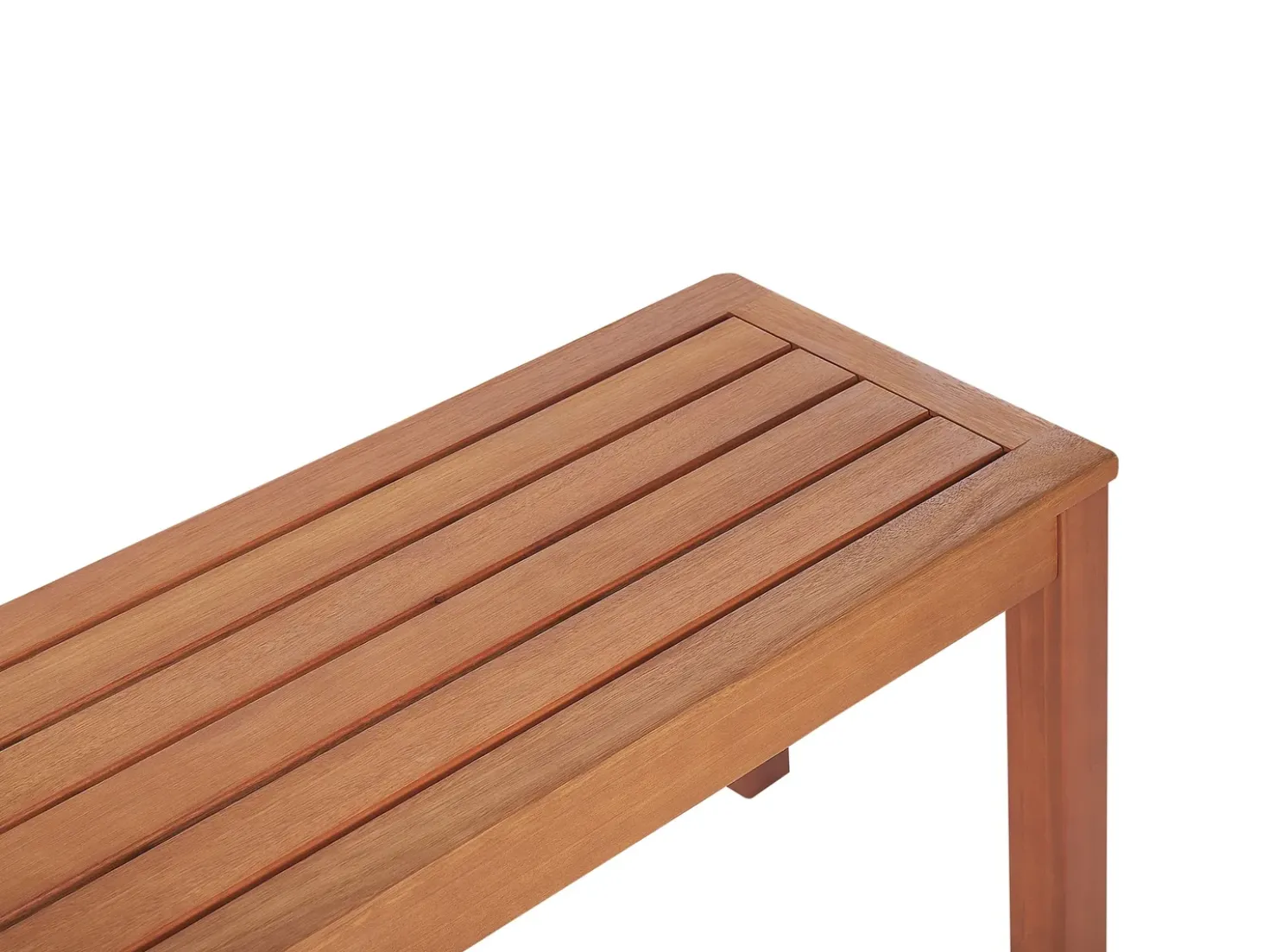 Set da pranzo da giardino con panche 6 posti MONSANO Legno d'eucalipto Marrone