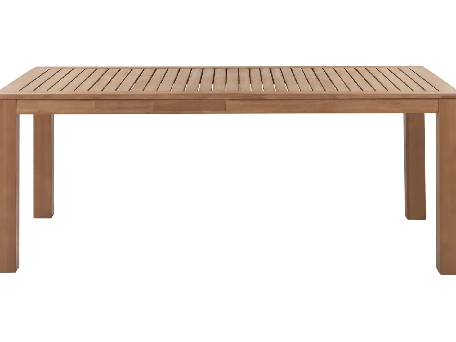 Set da pranzo da giardino con panche 6 posti MONSANO Legno d'eucalipto Marrone