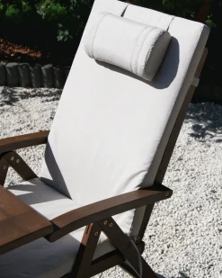 Set da pranzo da giardino 6 posti AMANTEA PREMIUM Legno d'acacia Beige chiaro