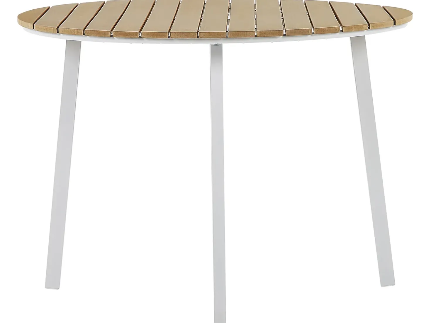 Set da pranzo da giardino 4 posti CAVOLI con cuscini Metallo Beige