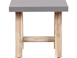 Set da pranzo da giardino con sgabelli 6 posti TONNARE Cemento Grigio