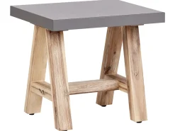 Set da pranzo da giardino con sgabelli 6 posti TONNARE Cemento Grigio