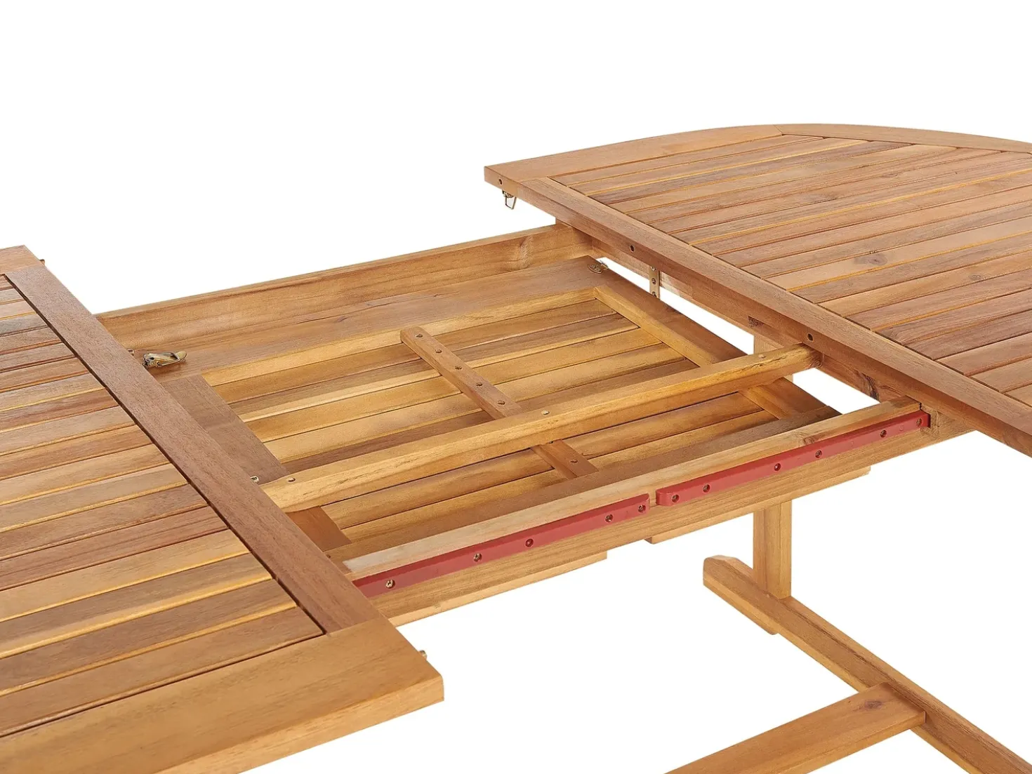 Set da pranzo da giardino 8 posti MAUI PREMIUM Legno d'acacia Tortora