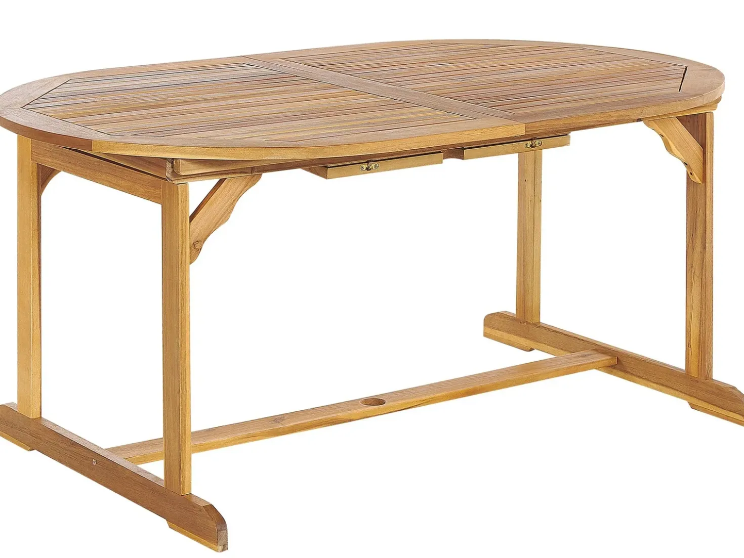 Set da pranzo da giardino 8 posti MAUI PREMIUM Legno d'acacia Tortora