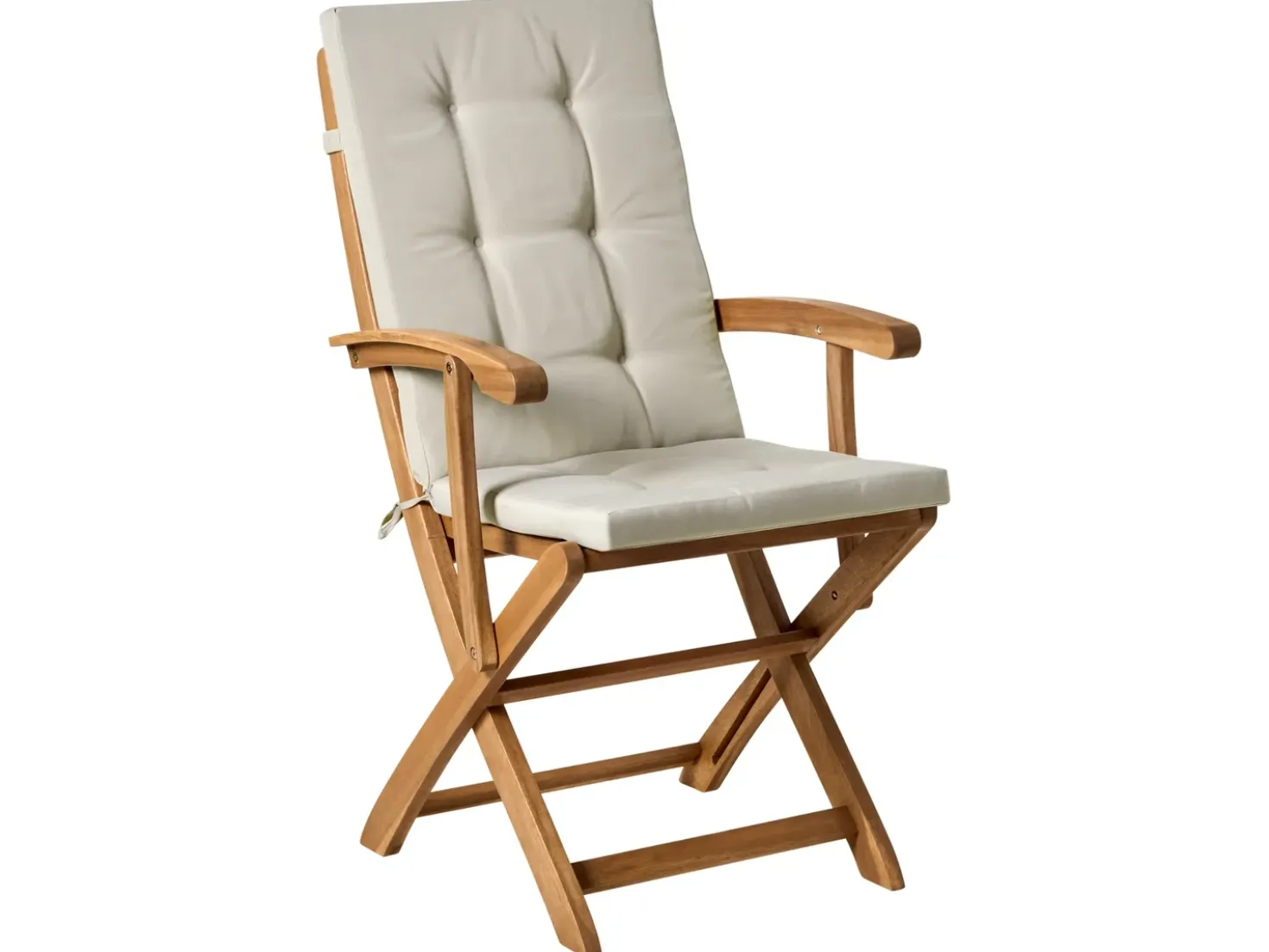 Set da pranzo da giardino 8 posti MAUI PREMIUM Legno d'acacia Tortora