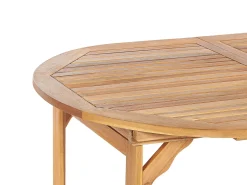 Set da pranzo da giardino 8 posti MAUI PREMIUM Legno d'acacia Tortora
