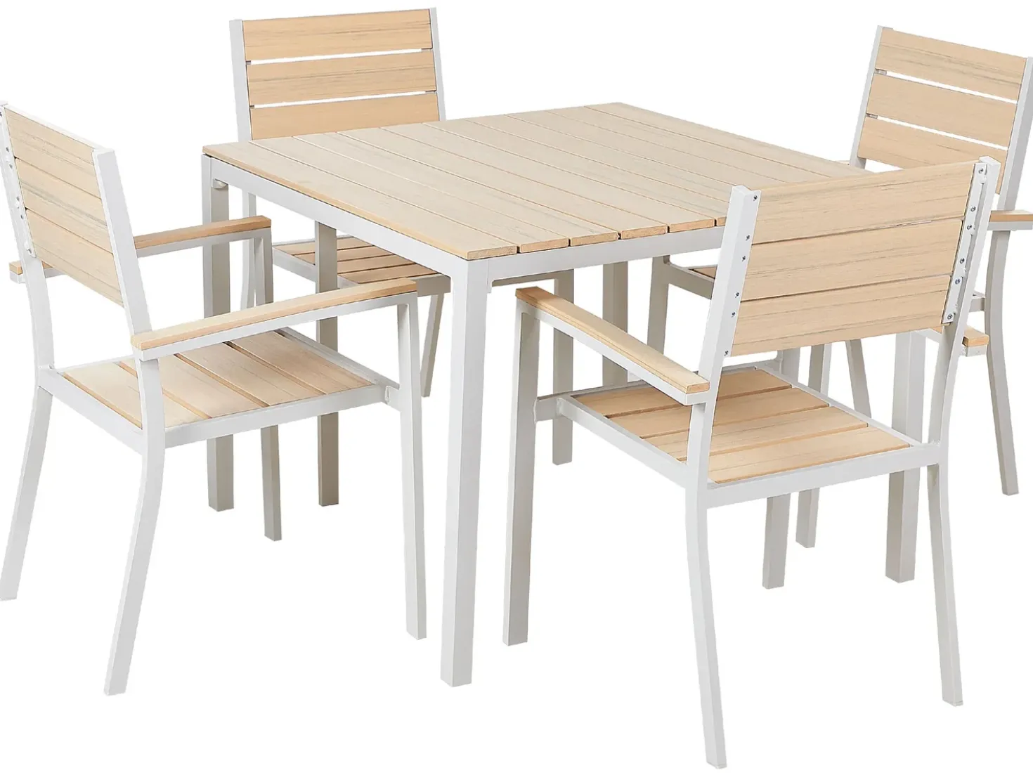 Set da pranzo da giardino 4 posti PRATO Beige