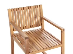 Set da pranzo da giardino 8 posti SASSARI PREMIUM con cuscini Legno di acacia certificato Verde chiaro