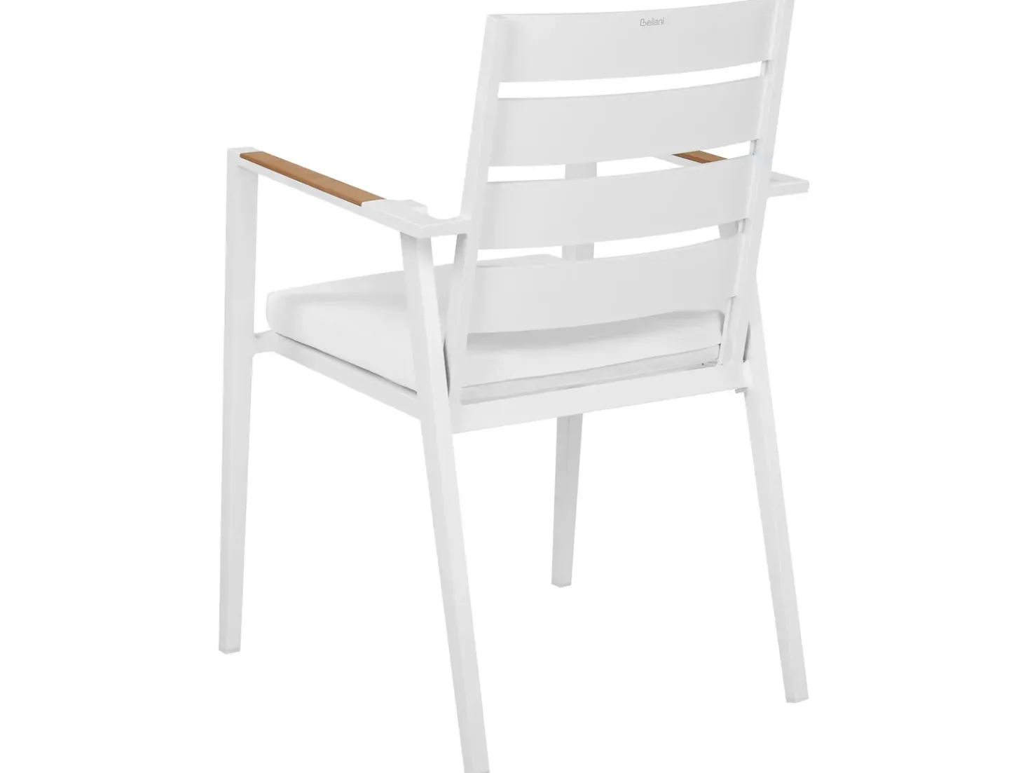 Set da pranzo da giardino 6 posti VALCANETTO/TAVIANO Metallo Bianco