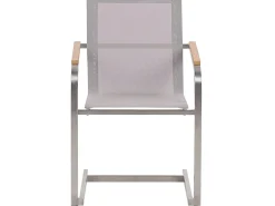 Set da pranzo da giardino 4 posti COSOLETO Vetro temperato Bianco