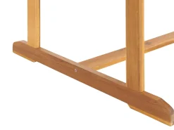 Set da pranzo da giardino 8 posti MAUI II con cuscini Legno d'acacia Bianco sporco